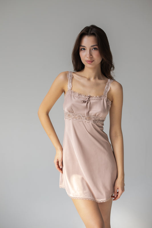 Luna Nightdress Dusty Rose