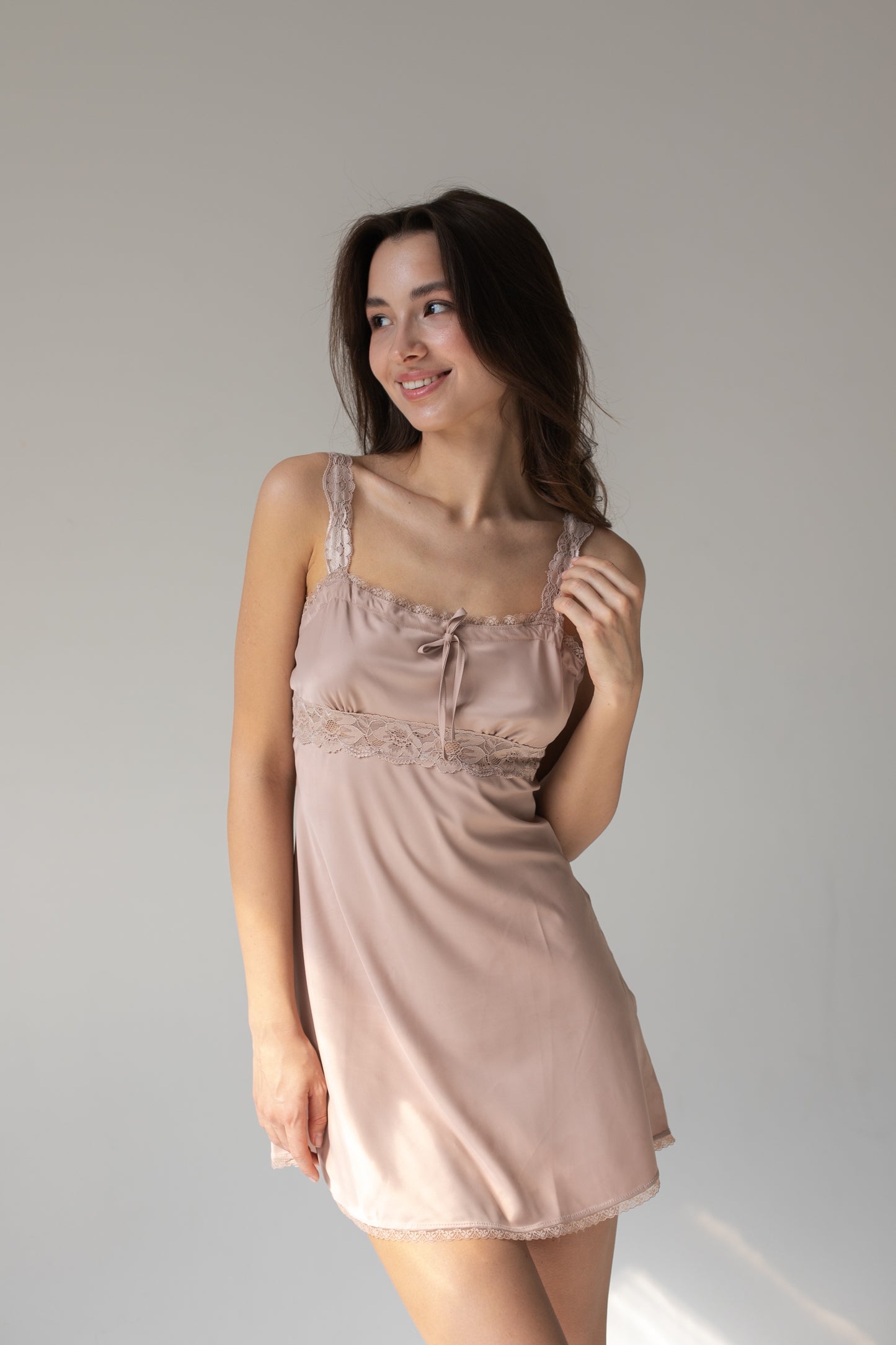 Luna Nightdress Dusty Rose